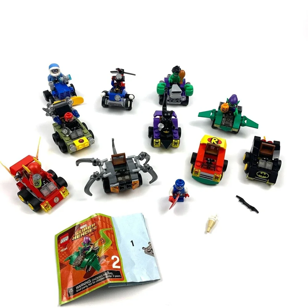 Lego Mighty Micros Marvel DC 76061 76062 76063 76064 76065 76066 Incomplete READ